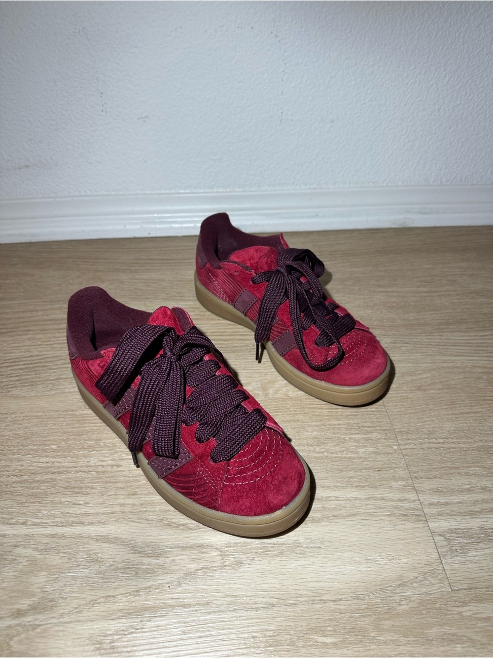 adidas Campus 00s Collegiate Burgundy Gum - IF4335 MS US 4.5/UK4